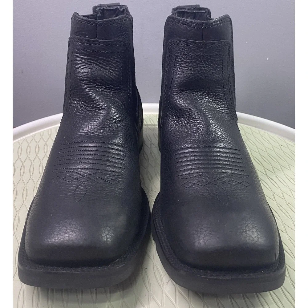 Cody James Ranger Chelsea Mens Leather Ankle Boots Zero Gravity Black Riding 7D